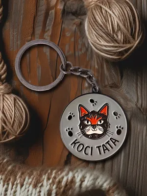 Produktbild von Schlüsselanhänger „Katzenpapa“