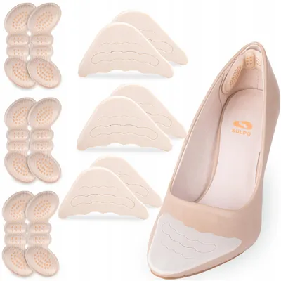 Produktbild von Sulpo Fersenpolster und Zeheneinlagen Schaumstoff Beige Set 6 Paar