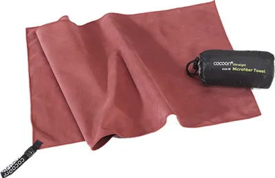 Immagine prodotto di Asciugamano ultraleggero, taglia large, colore rosso marsala