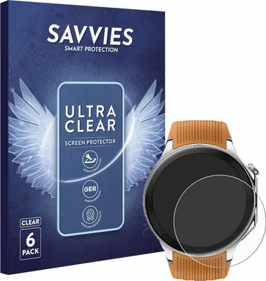 Produktbild von 6x Für Oppo Watch X Schutzfolie Savvies Displayschutz Display Schutz Folie Klar Transparent