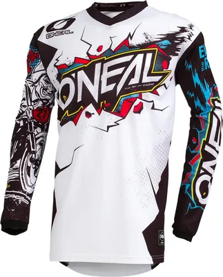 Produktbild von O'NEAL Element Jersey Villain Herren Radtrikot weiss XXL