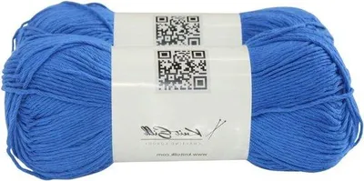 Productafbeelding van Zacht Katoenen Breigaren 200m - 100% Katoen voor Haken en Breien (2x 100g)