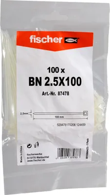 Immagine prodotto di BN 2,5 x 100 (trasparente, 100 pezzi)