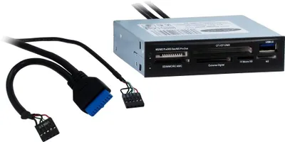 Immagine prodotto di Inter-Tech CI-01 lettore di schede USB 3.2 Gen 1 (3.1 Gen 1) interno nero