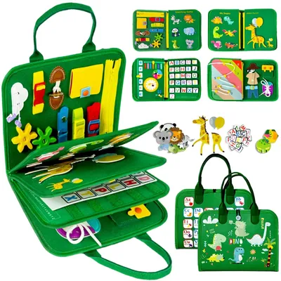 Produktbild von Montessori-Beschäftigungsbrett für Kinder im Alter von 1 bis 4 Jahren