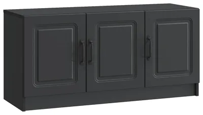 Zdjęcie produktu dla Szafka pod telewizor Czarny 99 x 34,5 x 47 cm