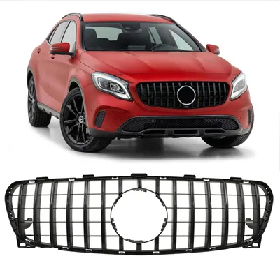 Produktbild von Kühlergrill GT/PANAMERICANA SCHWARZ, passend für MERCEDES GLA X156 2017-2019