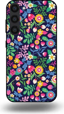 Produktbild von Smartphonica Handytasche passend für Samsung Galaxy S23 Plus mit Blumendruck - TPU Back Cover Case Blumendesign