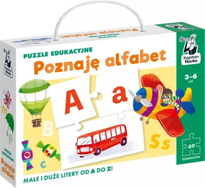 Immagine prodotto di Puzzle educativi. Imparare l'alfabeto 3-6 anni