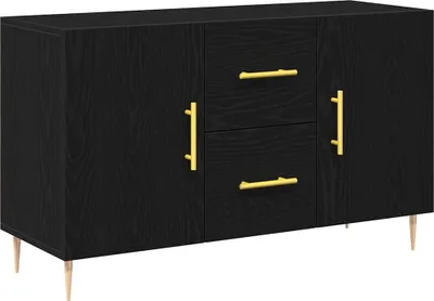 Immagine prodotto di Credenza Rovere Nero 100 x 36 x 60 cm Legno multistrato