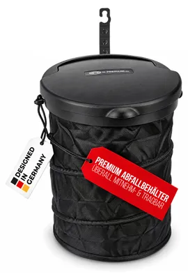 Obrázok produktu pre HEYNER® Skladacia, prenosná nádoba na odpad, kôš do auta, nákladného vozidla, karavanu