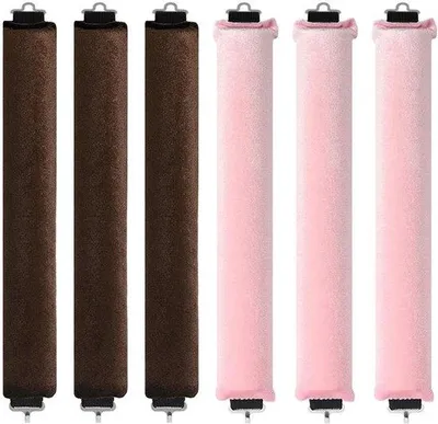 Obrázek produktu pro Noční natáčky – 6 kusů – Tvrdé natáčky – Vhodné pro všechny typy vlasů – Natáčky – Měkké natáčky