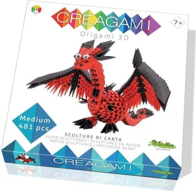 Produktbild von CREAGAMI - Origami 3D Drachen 481 Teile