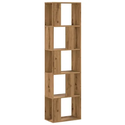 Obrázek produktu pro vidaXL Knihovna 5 polic Artisan dub 45x23,5x162,5 Materiál na bázi dřeva