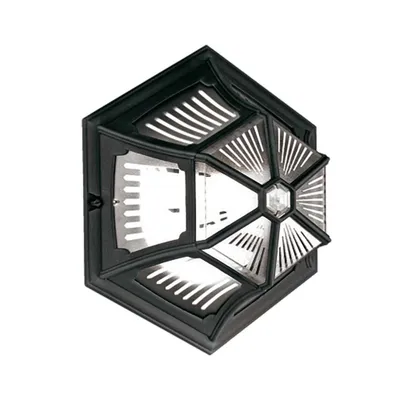 Immagine prodotto di Lampada da esterno a parete e a soffitto, nera, E27, 60 W, Parish Elstead