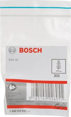 Produktbild von Spannzange mit Spannmutter, 8 mm, für Bosch-Geradschleifer, passend zu GGS 16