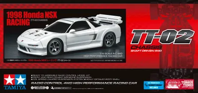 Produktbild von Tamiya 300058739 - 1:10 RC Honda NSX 1998 Racing TT-02 - Neu