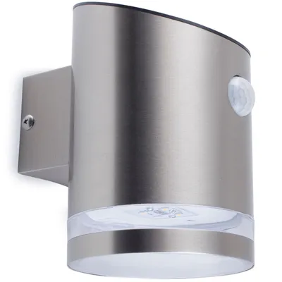 Immagine prodotto di Smartwares Applique solare con sensore PIR Argento 5000.701