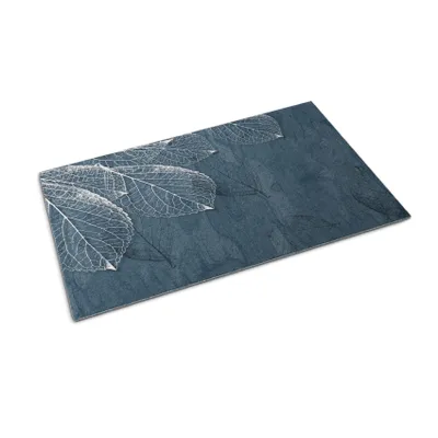 Immagine prodotto di Tappetino per l'ingresso - Sottotappeto per raccogliere lo sporco - Tappetino antiscivolo per interni ed esterni - 60x40 cm - Motivo floreale