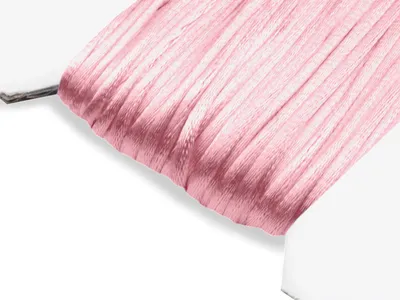 Obrázek produktu pro Saténová šňůra 2mm, růžová, metráž / 1 m