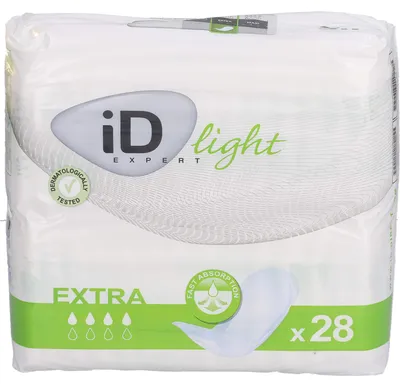 Produktbild von iD light EXPERT Extra Inkontinenzeinlagen bei mittlerer Blasenschwäche, 28 St. Einlagen