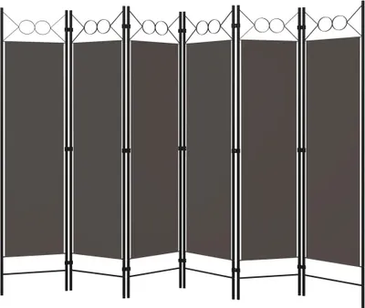 Immagine prodotto di Paravento a 6 Pannelli Antracite 240x180 cm