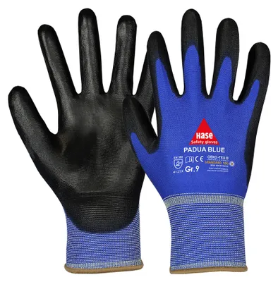 Produktbild von Hase Montagehandschuhe Padua Blue Größe 6, Nylon 12 Stk