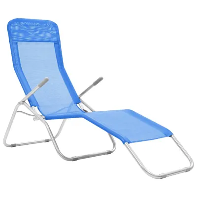 Immagine prodotto di Lettini Prendisole Pieghevoli 2 pz in Textilene Blu