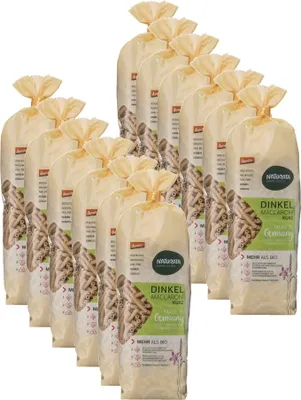 Produktbild von Maccaroni kurz, Dinkel hell, 12 x 500 g