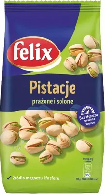 Zdjęcie produktu dla Felix Pistacje smażone solone 180g