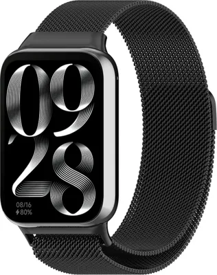 Produktbild von BStrap Milanese Armband für Xiaomi Mi Band 8 Pro, black