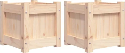 Immagine prodotto di vidaXL Fioriera 2 pezzi. Legno di pino massiccio
