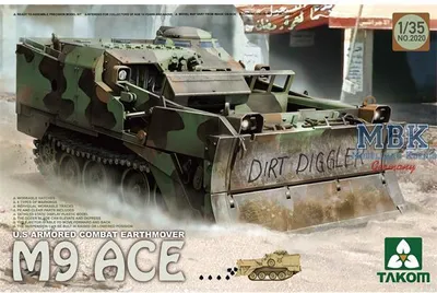 Productafbeelding van Takom U.S. Armored Combat Earthmover M9 ACE, schaal 1:35