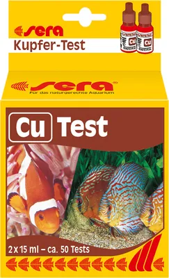 Produktbild von Sera Aquariumwassertester Kupfer Cu Test 2 x 15 ml