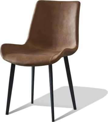 Productafbeelding van Ess Zimmer 1x Stuhl Echt Stühle Sitz Polster Lehn Designer Leder Sessel Modern
