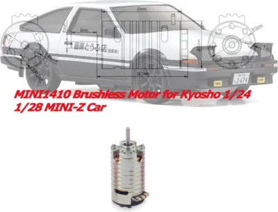 Obrázok produktu pre MINI1410 Motor Brushless pre Kyosho Mr03 Pro RC Drift Car Green 5500KV