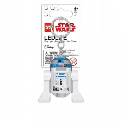 Zdjęcie produktu dla LEGO - Brelok do kluczy z diodą LED Star Wars - R2-D2 (4005036-LGL-KE21)