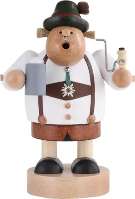 Produktbild von Bayer mit Bierkrug (20cm) Räuchermann von KWO