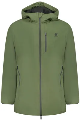 Produktbild von Herrenjacke in Grün mit Kapuze und Stickerei – 4 Taschen