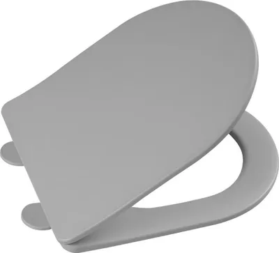 Zdjęcie produktu dla Deska sedesowa PACO, SLIM, Soft Close, Easy Take, szary mat