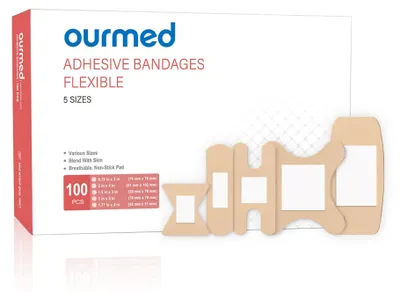 Image de Assortiment de pansements flexibles, 100 pièces