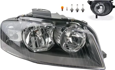 Obrázok produktu pre Johns, Halogénové svetlomety vhodné pre Audi A3 8P 05/03-07/08 H7 H7 Re.+ Fog.+Light 8P0941004K 8P0941004A 8P0941700A