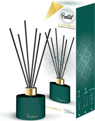Zdjęcie produktu dla Brait Pachnące Patyczki Zapachowe Golden Valley Róża Magnolia Liczi 100Ml