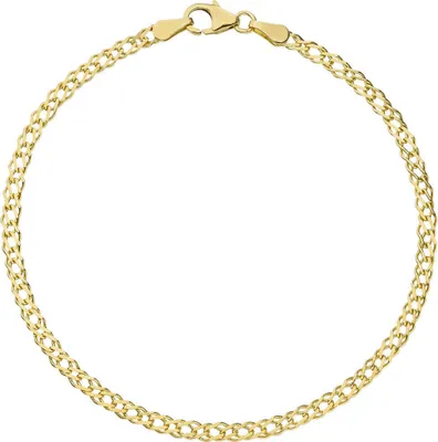 Produktbild von 2,7mm Zwillingspanzerarmband Armband Armschmuck aus 333 Gelbgold 19cm