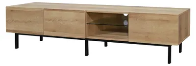 Obrázok produktu pre Kondela TV stolík Bastien - dub / čierna