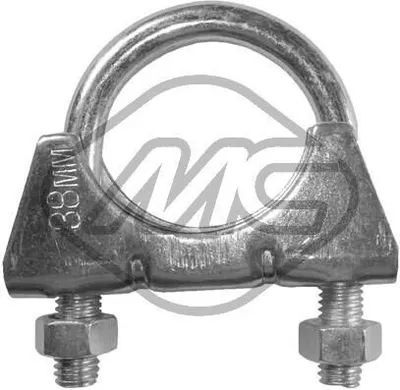 Produktbild von Metalcaucho 00372 Auspuffschelle Schelle Ø38mm