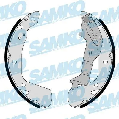 Produktbild von SAMKO Bremsbackensatz Trommelbremse Hinten für SKODA Fabia II Schrägheck (542) 200mm 81195
