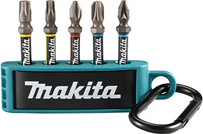 Image de Makita E-13568 Torsion Impact Premier 5 pièces - Jeu d'embouts - bleu/noir