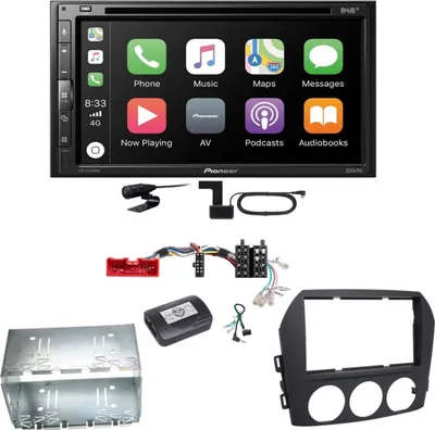 Produktbild von Pioneer AVH-Z5200DAB Android Auto Carplay Bluetooth Einbauset für Mazda MX-5 NC