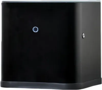 Produktbild von INF Roségoldener Metall Aromatherapie Diffusor (Bluetooth + WiFi) EU Stecker Schwarz